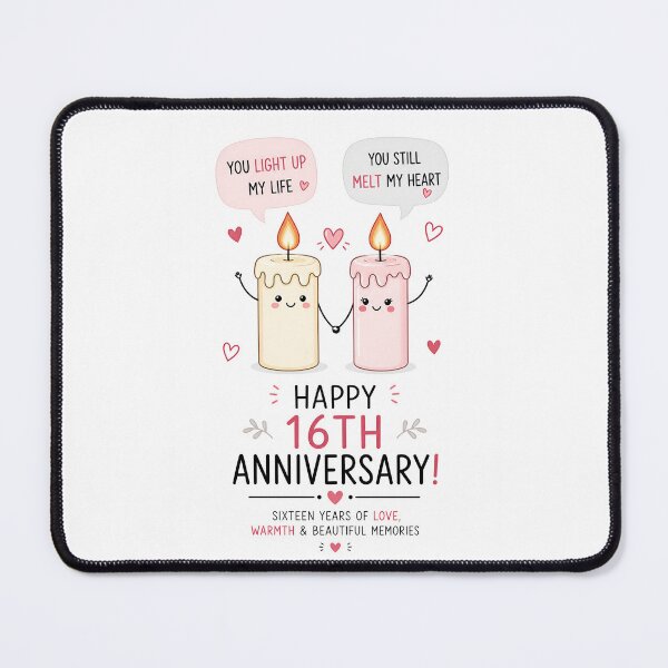 Item preview, Funny 16th Anniversary Card | Wax Anniversary Card | You Still Melt My Heart Wedding Anniversary designed and sold by Aesthetic-Avenue.