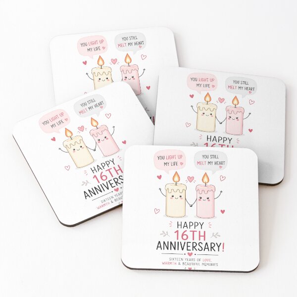 Item preview, Funny 16th Anniversary Card | Wax Anniversary Card | You Still Melt My Heart Wedding Anniversary designed and sold by Aesthetic-Avenue.