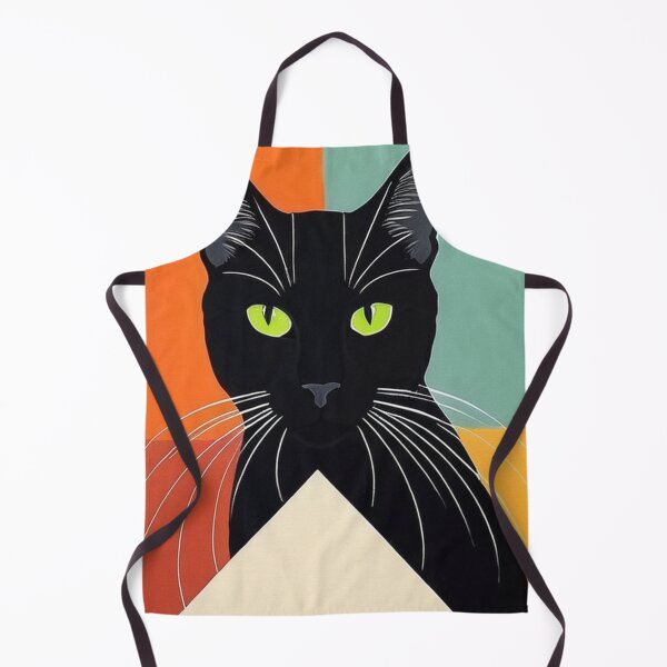 Item preview, Art - Black Cat Pop Art, Vintage and Modern 1960s Illustration designed and sold by World-Pets.