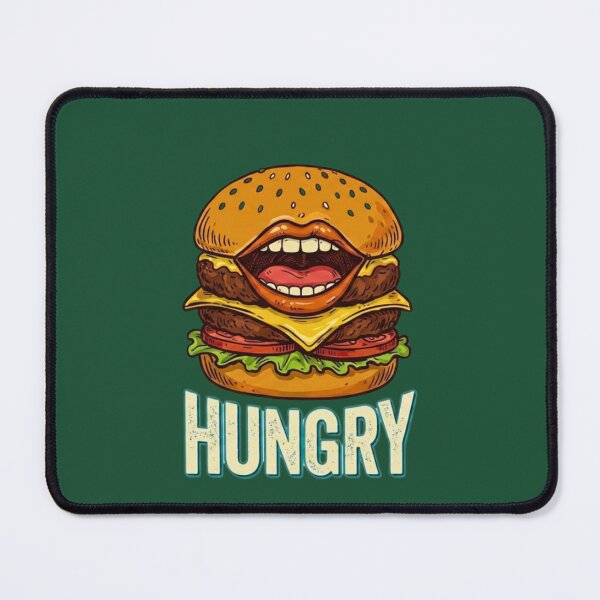 Item preview, Hungry Burger with a Big Mouth designed and sold by HAPPY HARBOR DESIGN .