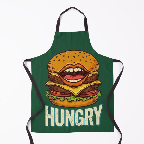 Item preview, Hungry Burger with a Big Mouth designed and sold by HAPPY HARBOR DESIGN .