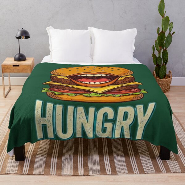 Item preview, Hungry Burger with a Big Mouth designed and sold by HAPPY HARBOR DESIGN .