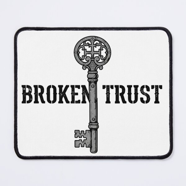 Item preview, BROKEN TRUST - Vintage Key Betrayal designed and sold by Zazz Lee.