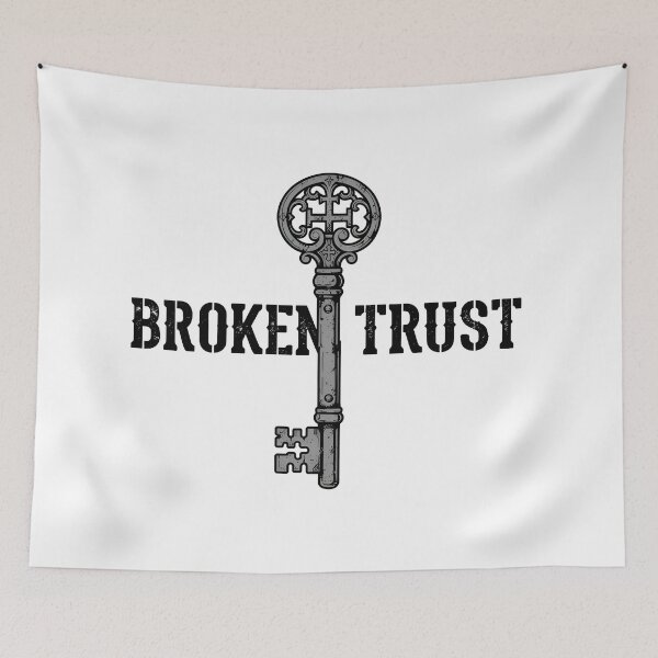 Item preview, BROKEN TRUST - Vintage Key Betrayal designed and sold by Zazz Lee.