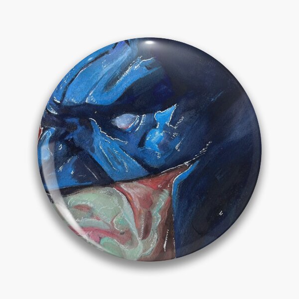 Item preview, Blue Bat Potrait - Oil paint, Acrylic, ink wash, ink pen, charcoal  designed and sold by skint14.