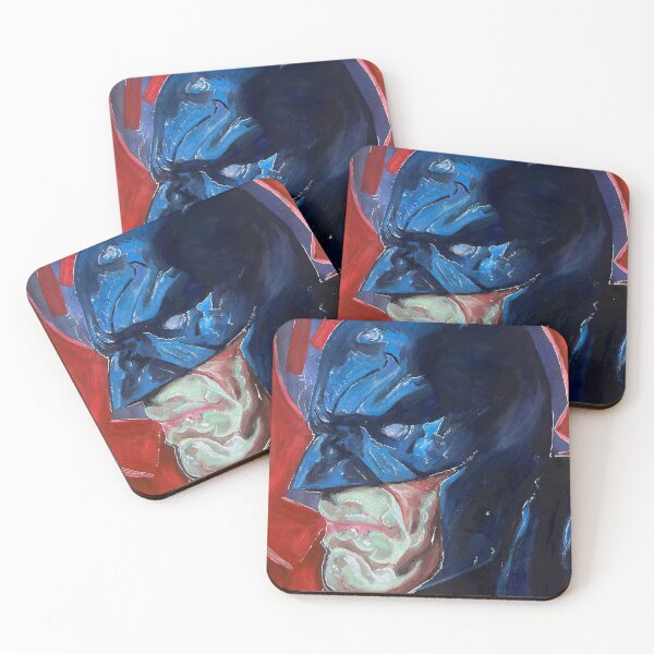 Item preview, Blue Bat Potrait - Oil paint, Acrylic, ink wash, ink pen, charcoal  designed and sold by skint14.