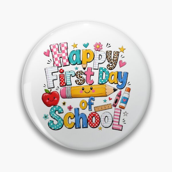 Item preview, Happy First Day Of School designed and sold by CharmiA Fox.