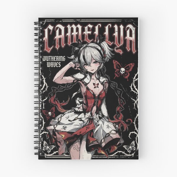 Item preview, Camellya Wuthering Waves Gothic Gaming Graphic Tee designed and sold by Senpaiwaves.