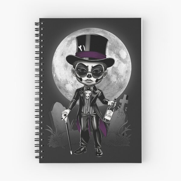 Item preview, Ossi Cursed Dolls - Baron Samedi Gothic Chibi (Sticker & Apparel) designed and sold by Ossi Cursed Dolls.