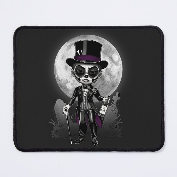 Item preview, Ossi Cursed Dolls - Baron Samedi Gothic Chibi (Sticker & Apparel) designed and sold by Ossi Cursed Dolls.