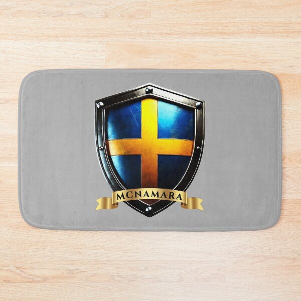 Item preview, McNamara Swedish Heritage Crest Shield designed and sold by Highlandkings.