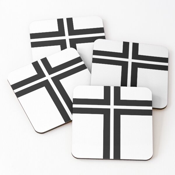 Item preview, Cross: White on Black 1 designed and sold by AG Minimal Design.