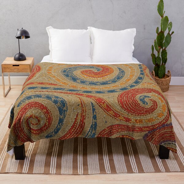 Item preview, Aboriginal Inspired Dot Art - Earth Tone Desert Abstract designed and sold by GrinGalore.
