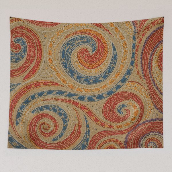 Item preview, Aboriginal Inspired Dot Art - Earth Tone Desert Abstract designed and sold by GrinGalore.