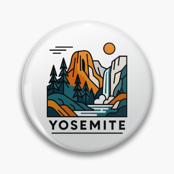 Item preview, Yosemite National Park Souvenir - California El Capitan & Pine Forest Art designed and sold by OzzFrequency.
