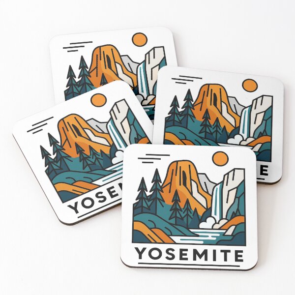 Item preview, Yosemite National Park Souvenir - California El Capitan & Pine Forest Art designed and sold by OzzFrequency.