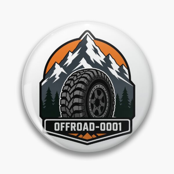 Item preview, Mountain Peak Offroad Tire Sticker – 4x4 Adventure Decal designed and sold by mijaczeek.