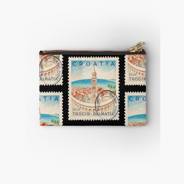 Item preview, Trogir Croatia Cathedral Tower Adriatic Stamp Sticker designed and sold by stickercuffs.