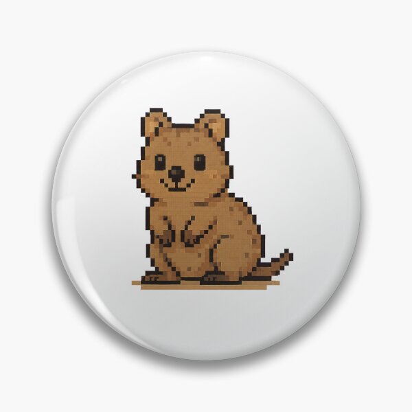 Artikelvorschau, Niedliches Quokka im Pixel-Art-Stil – Retro-8-Bit-Tierdesign entworfen und verkauft von SLGA-Designs.