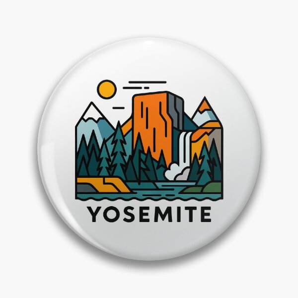 Item preview, Yosemite National Park Souvenir - California El Capitan & Pine Forest Art designed and sold by OzzFrequency.