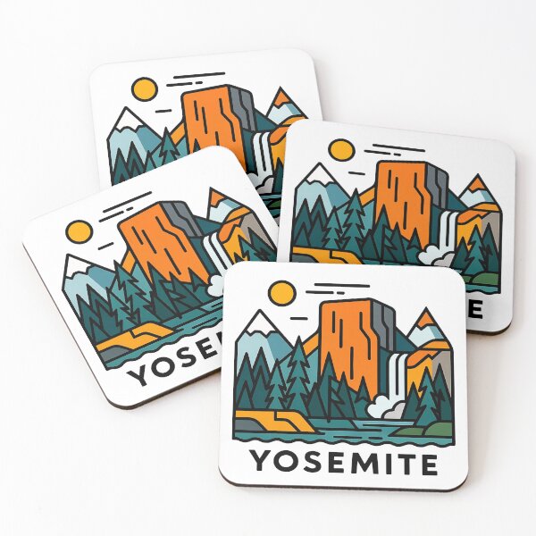 Item preview, Yosemite National Park Souvenir - California El Capitan & Pine Forest Art designed and sold by OzzFrequency.