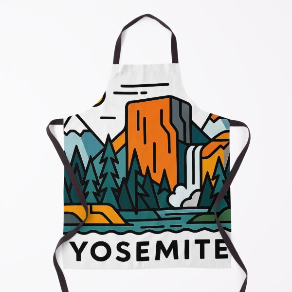 Item preview, Yosemite National Park Souvenir - California El Capitan & Pine Forest Art designed and sold by OzzFrequency.