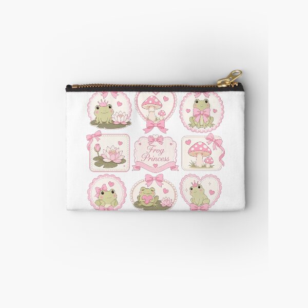 Item preview, Pastel Collage Frog Princess Artwork designed and sold by QuirkyCloud Designs.
