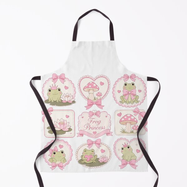 Item preview, Pastel Collage Frog Princess Artwork designed and sold by QuirkyCloud Designs.