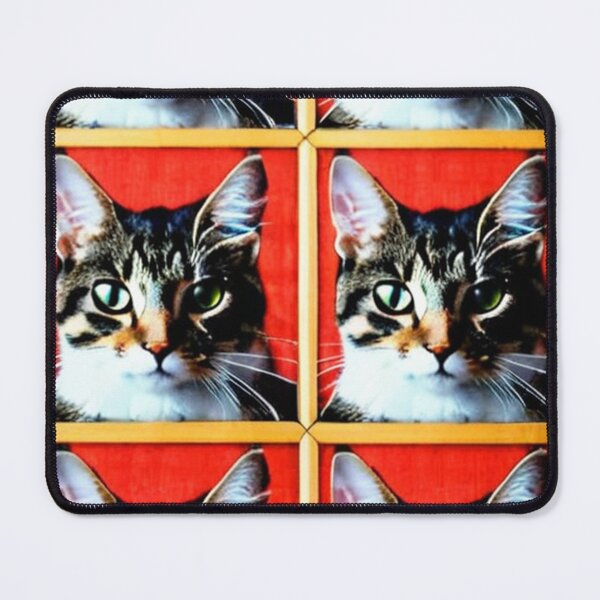 Item preview, Art - Cat in 1960s Pop Art Style, Feline Emblem designed and sold by World-Pets.