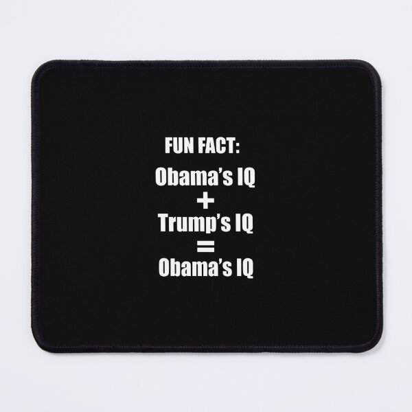 Item preview, Obama and Trump's IQ designed and sold by saragraya.
