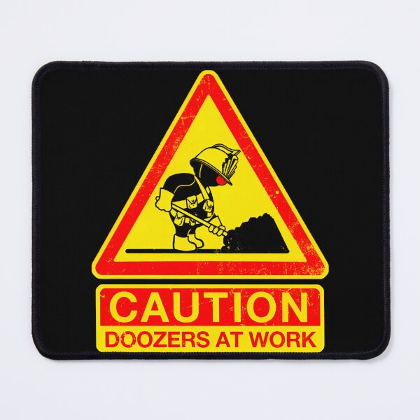 Item preview, Fraggles Rock Caution Doozers at Work Meme designed and sold by AnalogAnxiety.