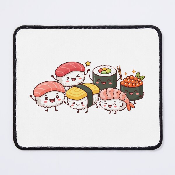 Item preview, Cute sushi characters designed and sold by VisionGraphic.