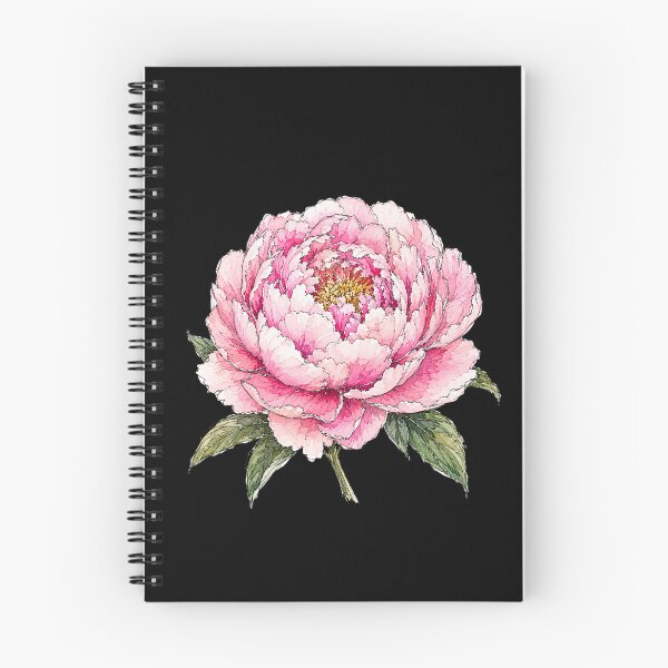 Item preview, Minimal Peony Botanical Watercolor designed and sold by ColorSplash123.