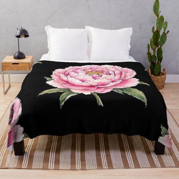 Item preview, Minimal Peony Botanical Watercolor designed and sold by ColorSplash123.