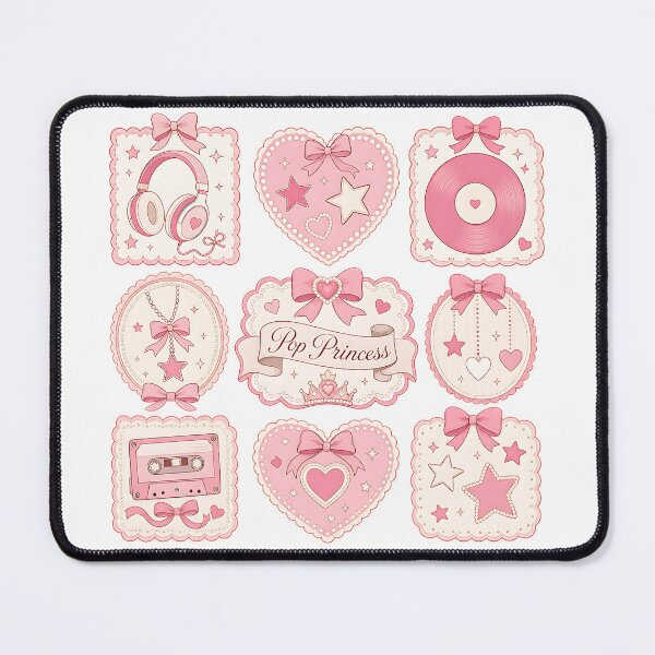 Item preview, Pastel Collage Pop Princess Artwork designed and sold by QuirkyCloud Designs.