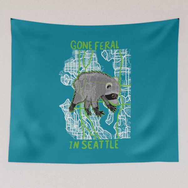 Item preview, Gone Feral In Seattle Jimothy designed and sold by KilkennyCat Art.