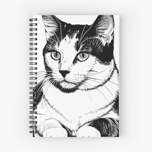 Item preview, Art - Cat Portrait, Timeless Black and White Engraving Style designed and sold by World-Pets.