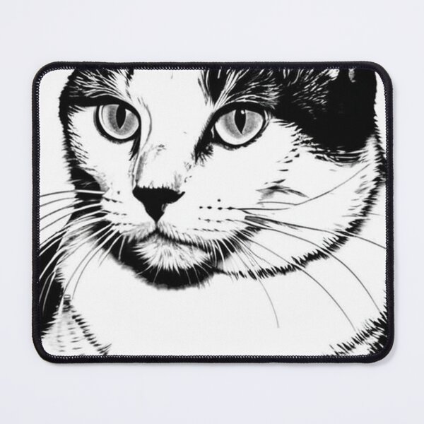 Artikelvorschau, Art - Cat Portrait, Timeless Black and White Engraving Style entworfen und verkauft von World-Pets.