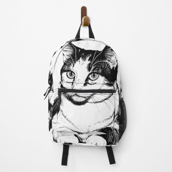 Item preview, Art - Cat Portrait, Timeless Black and White Engraving Style designed and sold by World-Pets.