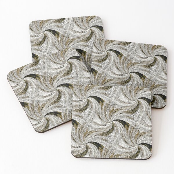 Item preview, Spiral Summer Pinch Pattern in Beige Brown designed and sold by Artistestella.