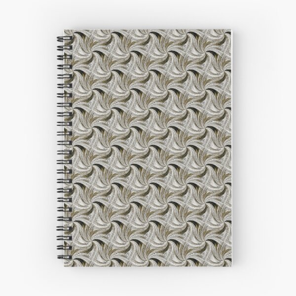 Item preview, Spiral Summer Pinch Pattern in Beige Brown designed and sold by Artistestella.