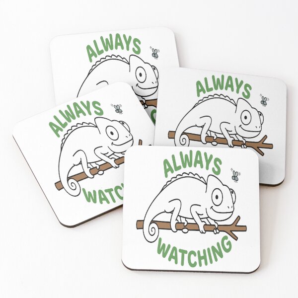 Item preview, Always Watching - Attentive Chameleon designed and sold by Regal Rev.