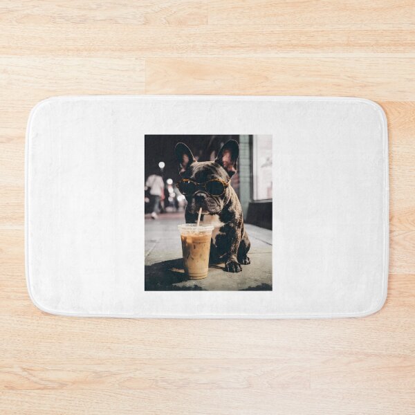 Item preview, French Bulldog Iced Coffee designed and sold by fresh-sole-co.