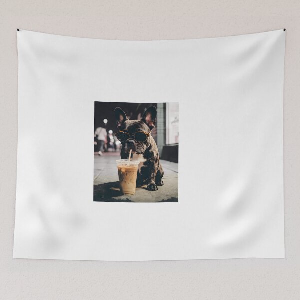 Item preview, French Bulldog Iced Coffee designed and sold by fresh-sole-co.