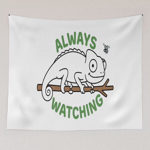 Item preview, Always Watching - Attentive Chameleon designed and sold by Regal Rev.