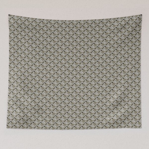 Item preview, Spiral Summer Pinch Pattern in Beige Brown designed and sold by Artistestella.