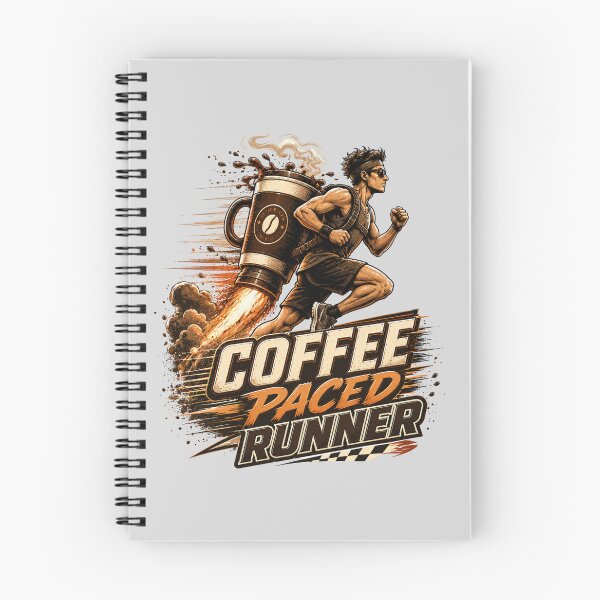 Item preview, Coffee Paced Marathon Runner Motivation designed and sold by pradeepvisuals.