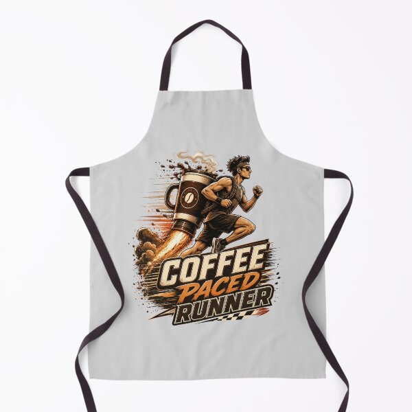 Item preview, Coffee Paced Marathon Runner Motivation designed and sold by pradeepvisuals.
