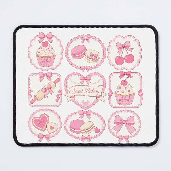 Item preview, Pastel Collage Sweet Bakery Artwork designed and sold by QuirkyCloud Designs.