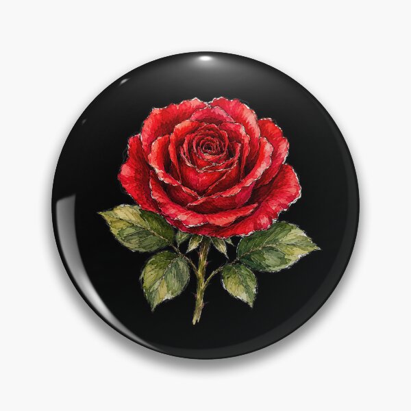 Item preview, Minimal Rose Botanical Watercolor designed and sold by ColorSplash123.